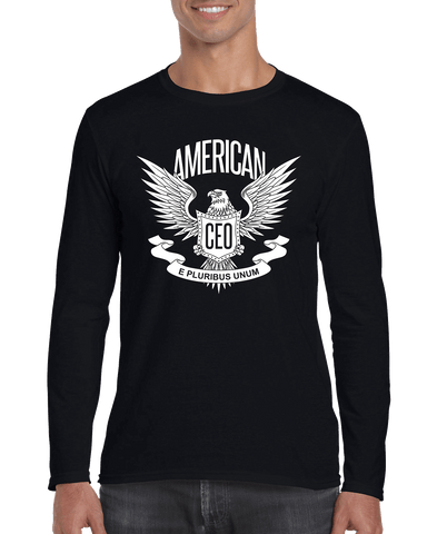 American CEO Patriotic Eagle Men's Long Sleeve Shirt