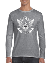 American CEO Patriotic Eagle Men's Long Sleeve Shirt