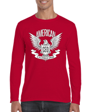 American CEO Patriotic Eagle Men's Long Sleeve Shirt